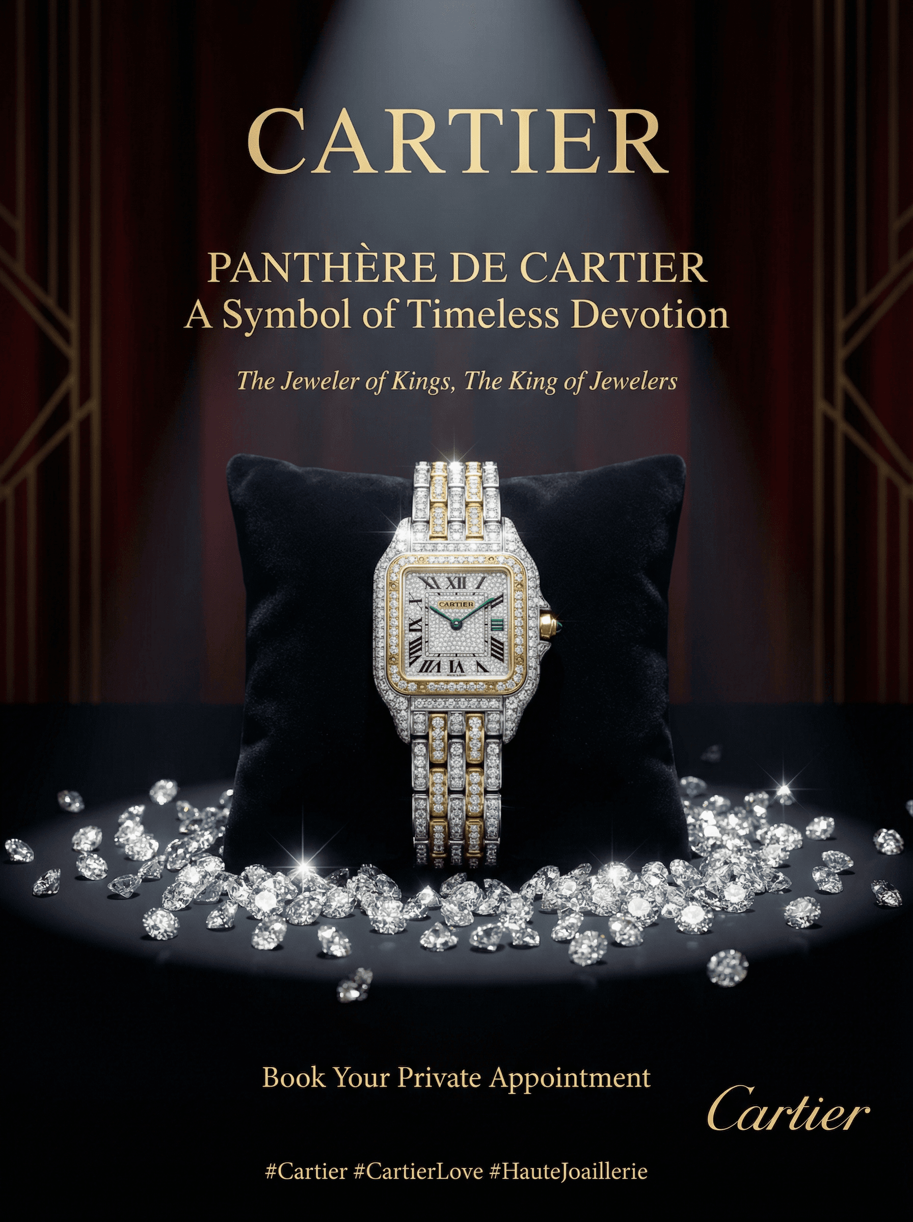 Cartier social media post